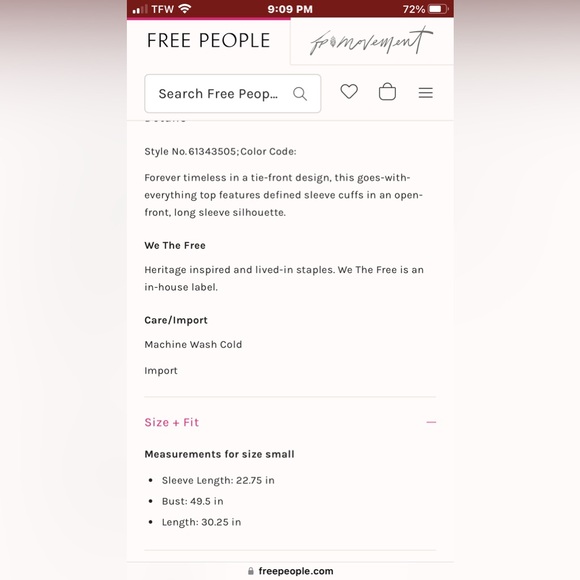 FREE PEOPLE MOVEMENT (RARE) SURF SAFARI TOP “Vintage”  Heritage Inspired💥 - Picture 11 of 11